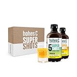 hohes C Super Shots Geschenkset: 1x Immun 330ml + 1x Energie 330ml + Shotglas, Orange, Mango, Ingwer, Cranberry, Guarana, Ch