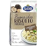 Riso Scotti - 210g Risotto Tartufo - Risottoreis die Nr. 1 in Italien - Risotto Reissorte für vielfältige Genusserlebnisse – Risotto Milanese – Die edle Variante mit Trüff