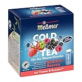 Meßmer Cold Tea Sommer-Beere | 14 Pyramidenbeutel | Glutenfrei | Laktosefrei |