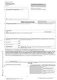 RNK 703 Antrag Mahn- und Vollstreckungsbescheid Arbeitsgericht - SD, 1x5 Blatt, DIN A4