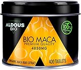 Reiner Bio-Anden-Maca-Extrakt | Maximale Dosis 4850mg | 400 Tabletten | Hochkonzentriert | Reine Maca für 100 Tage | Fördert Energie und Vitalität | Bio-Zertifizieru