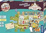 KOSMOS 698690 Story Puzzle Die Schule der magischen Tiere - Fürchterlich feierlich!, 200 Teile, Leuchtet im Dunkeln, Lesen, Puzzeln, Rätsel lösen, für Kinder ab 8 Jahre, Geburtstagsgesch